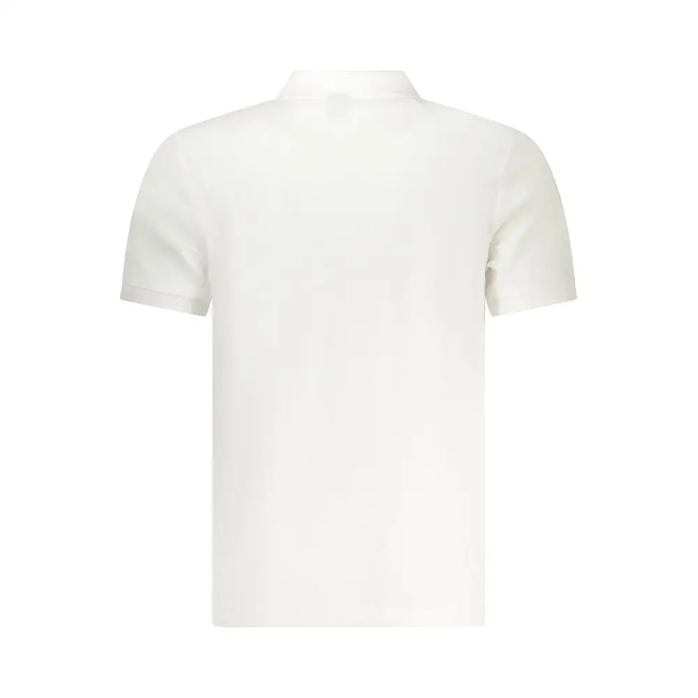 North Sails hvid bomulds herrepolo shirt med kortærmet design