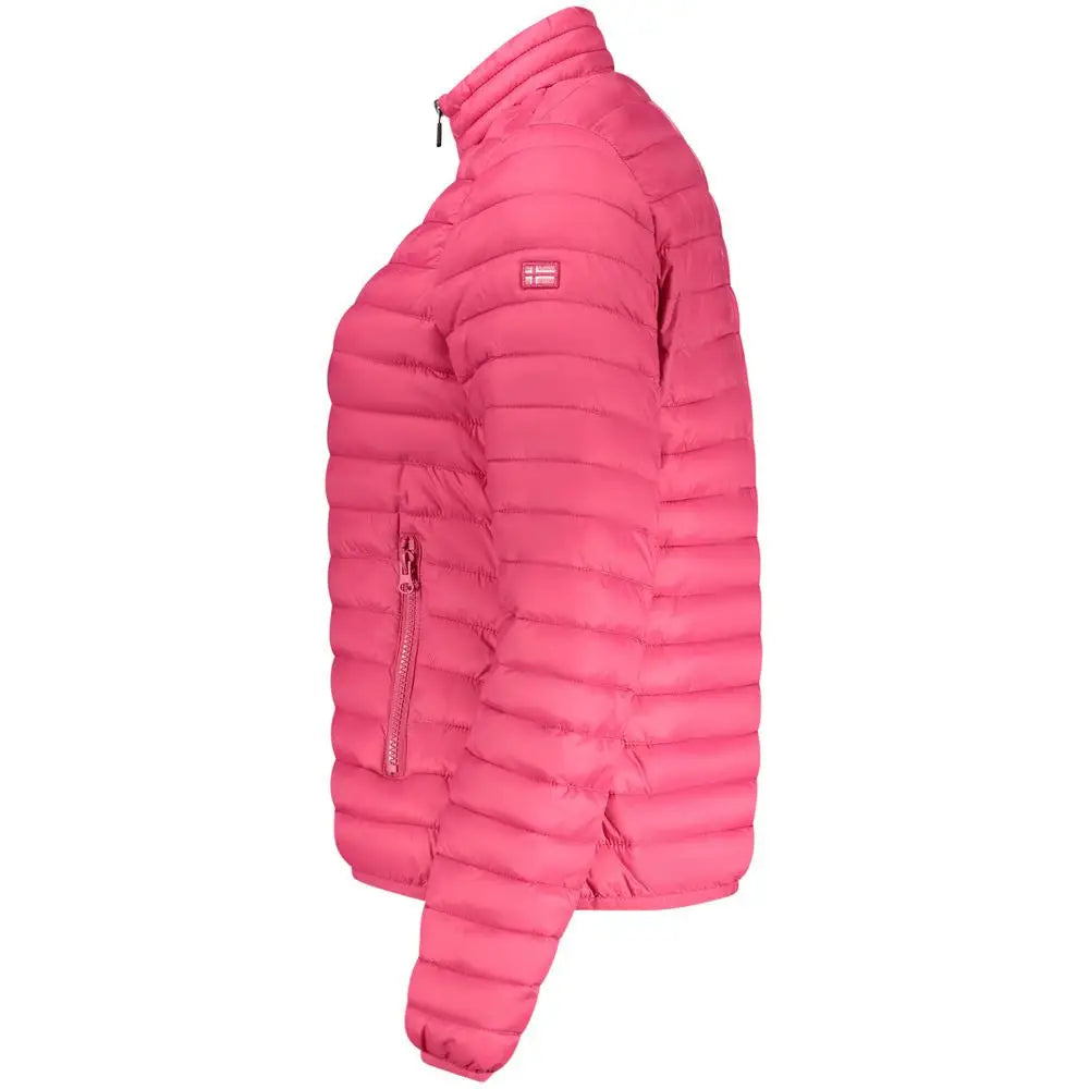 Vibrant pink quilted puffer Norway 1963 rosa poliammide women jacket