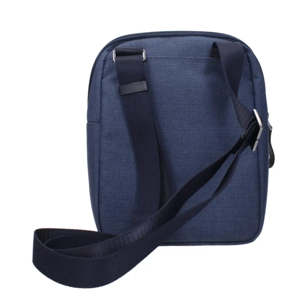 Piquadro Blue Fabric Crossbody Bags