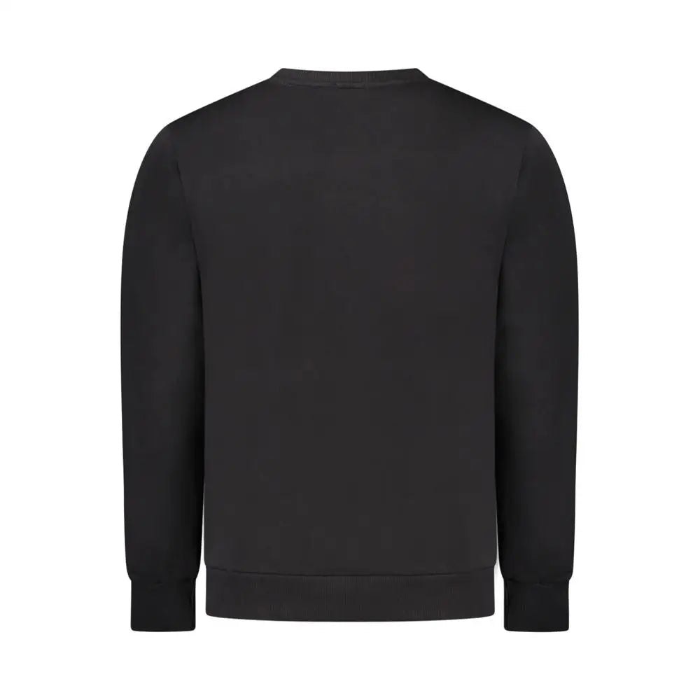 Sort Rifle Black Cotton mænds sweatshirt i sort med ribkant - spar 30-70% på 100% originale brands
