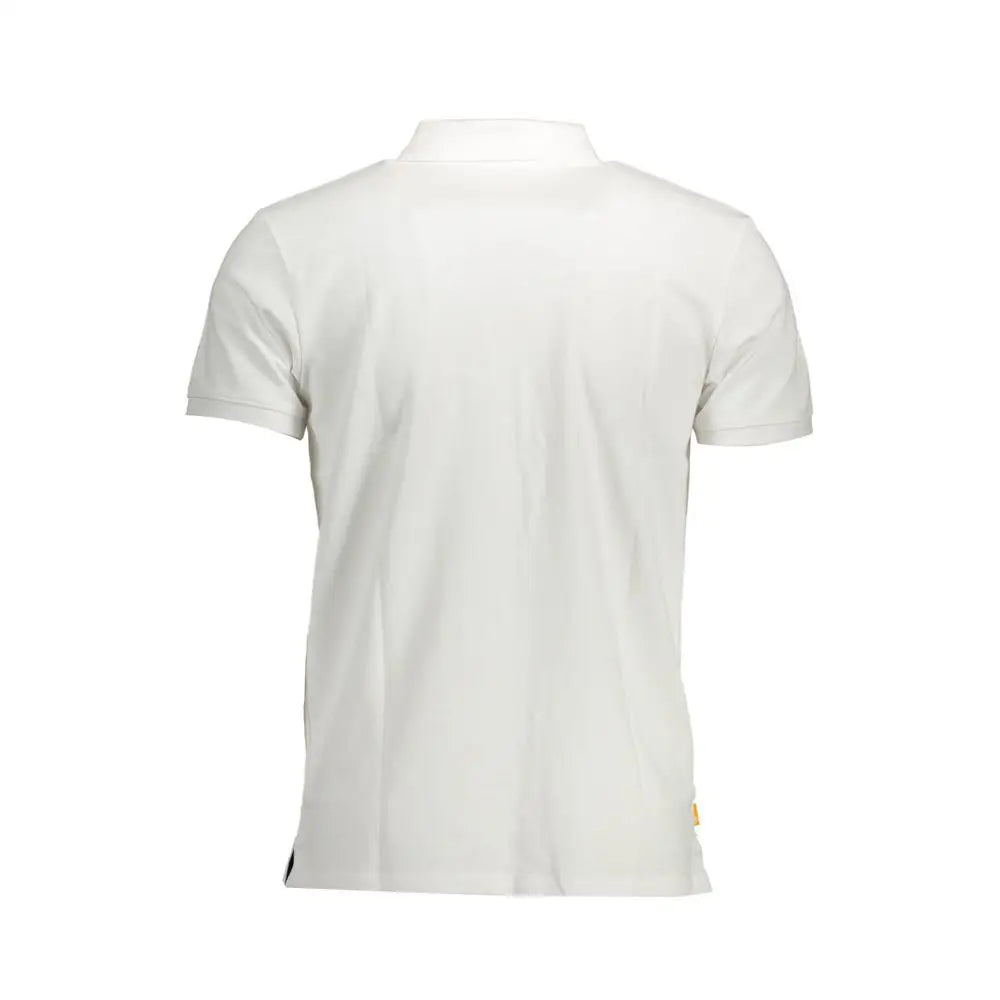Timberland White Cotton Men Polo Shirt - S - Polo Shirts