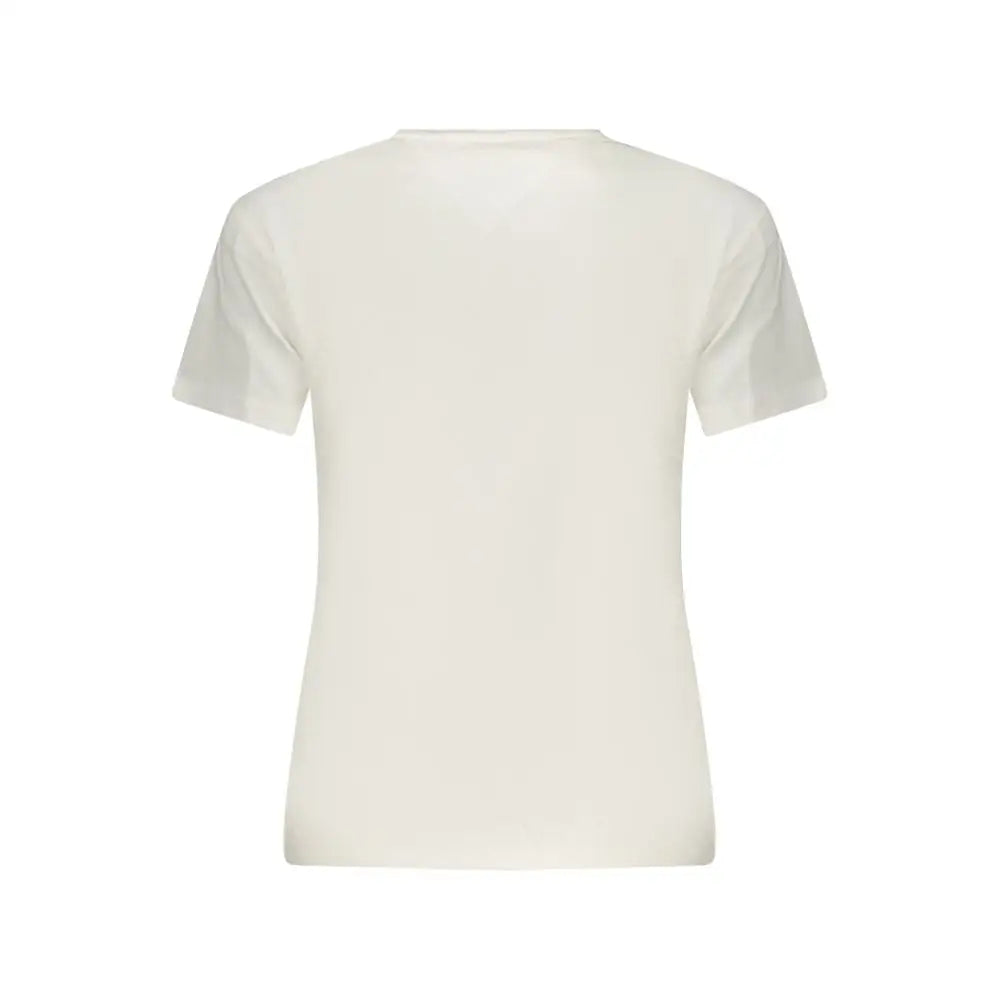 Tommy Hilfiger Bianco bomuld kvinders T-shirt i creme
