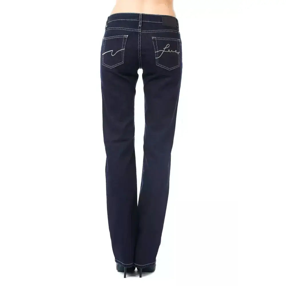 Ungaro Fever Blue Cotton Women's Jeans
