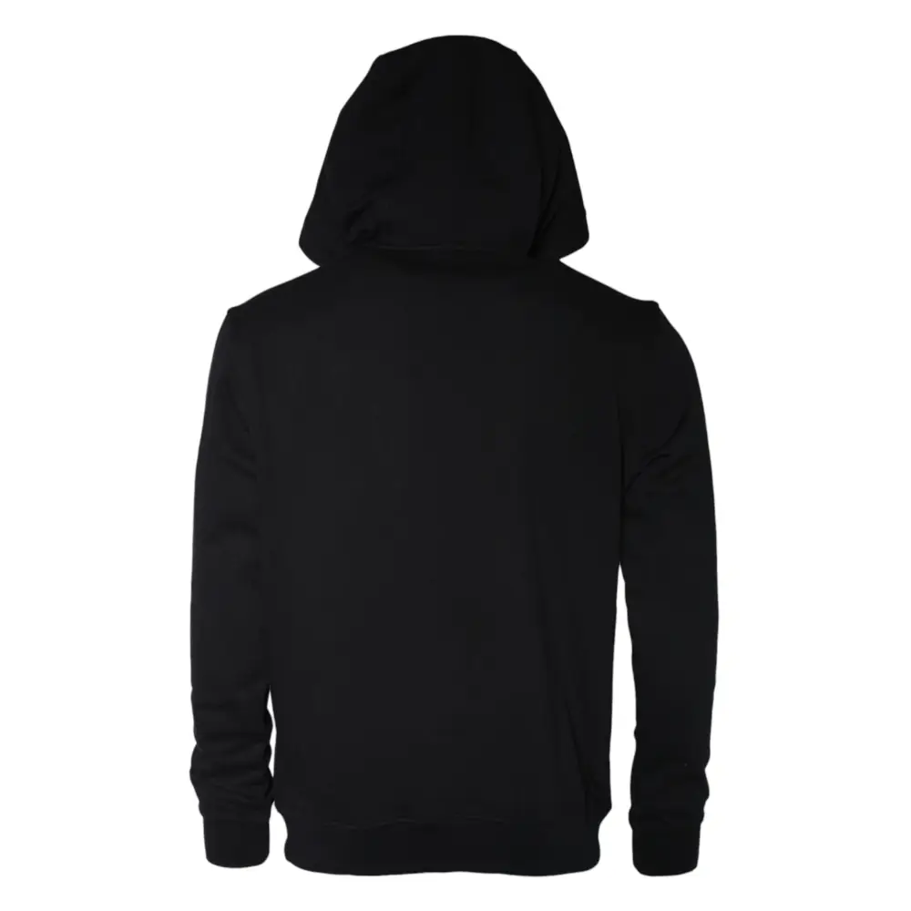 Versace Black Medusa Print Cotton HoodiePullover Sweatshirt Sweater - Sweaters