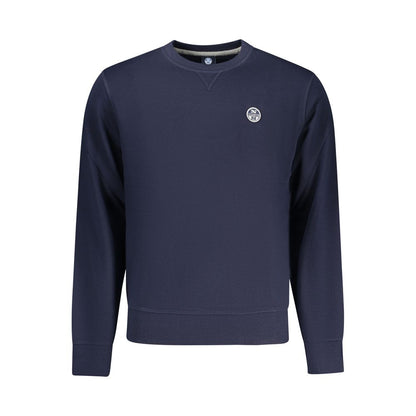 North Sails Blue Cotton Men's Sweatshirt