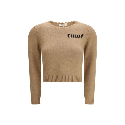 Chloé Brown Wool Sweatshirt