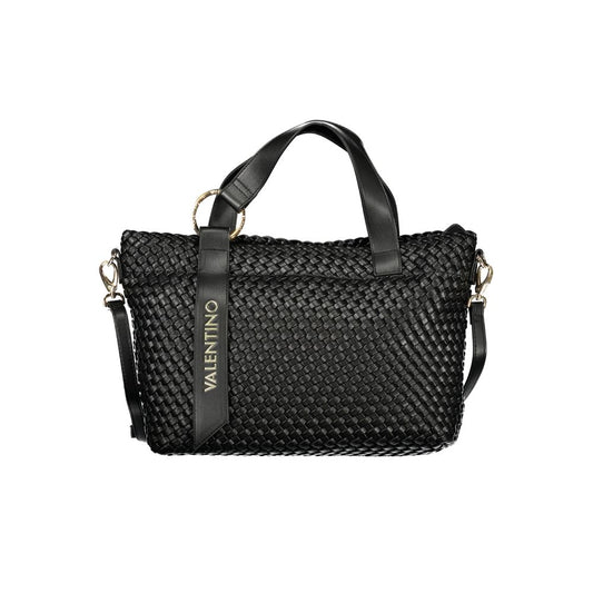 Mario Valentino Black Polyurethane Women Handbag