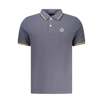 North Sails Blue Cotton Men's Polo Shirt