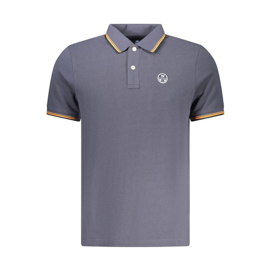 North Sails Blue Cotton Men's Polo Shirt