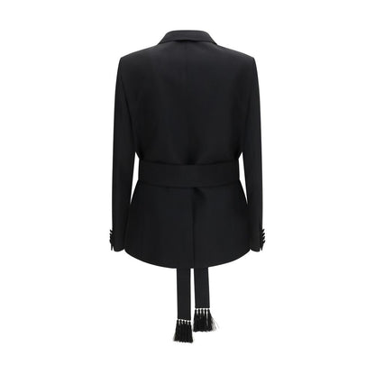 Valentino Black Wool Oves Aries Blazer