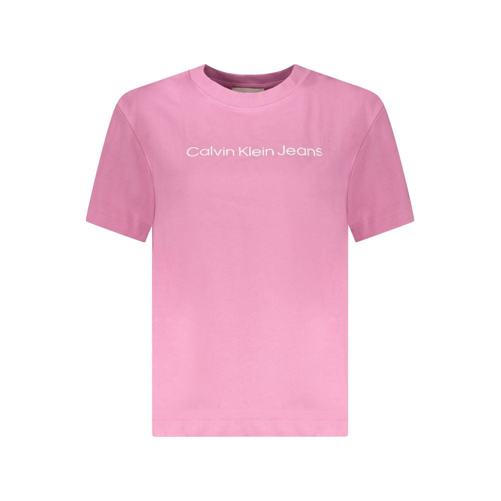 Calvin Klein Rosa Cotton Women T-Shirt