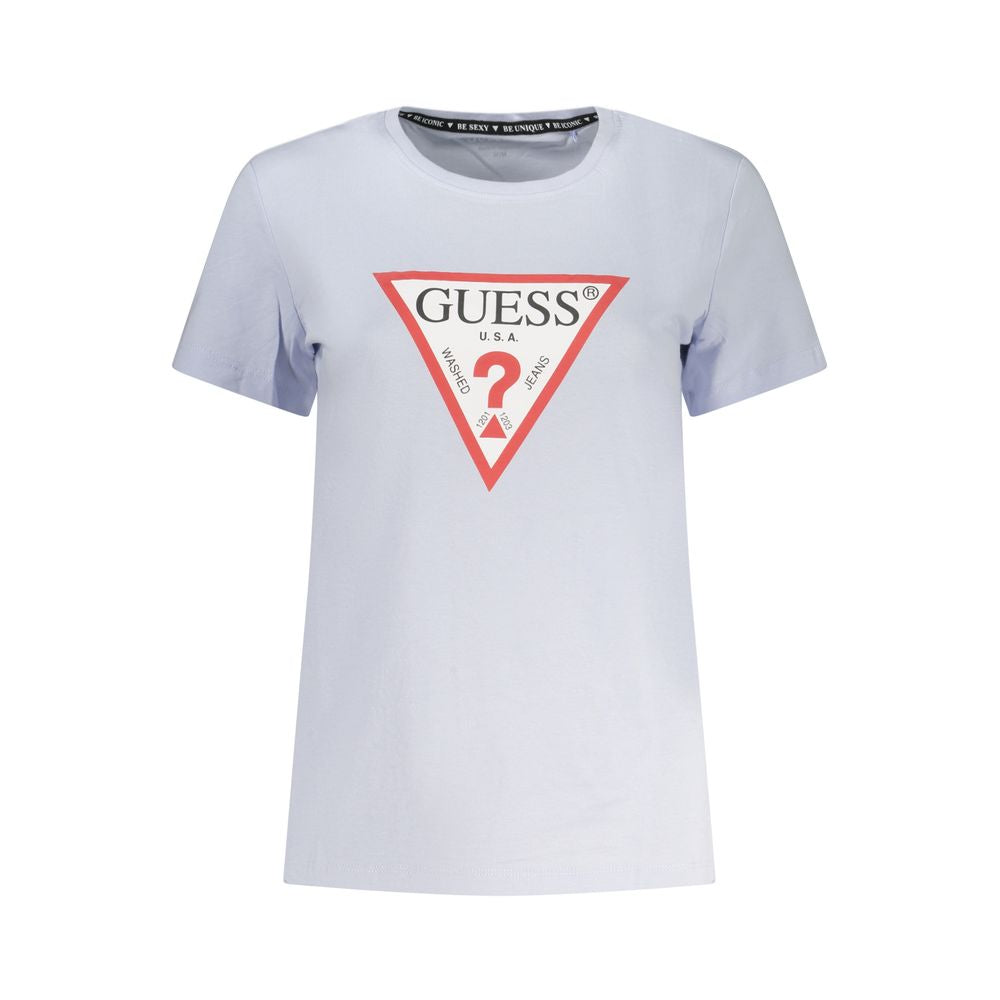 Guess Jeans Azzurro Cotton Women's T-Shirt