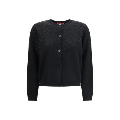 Gucci Black Wool Cardigan