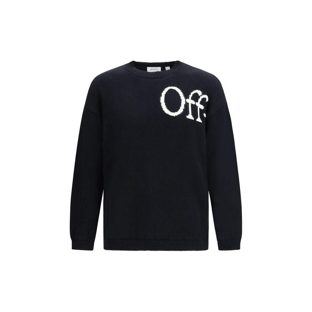 Off-White Black Cotton Sweatshirt