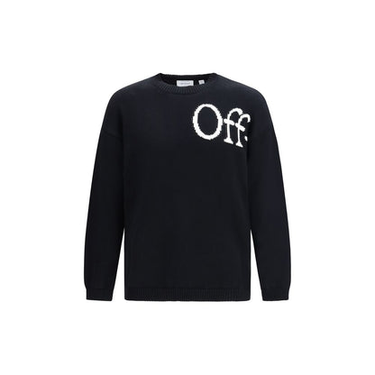 Off-White Black Cotton Sweatshirt