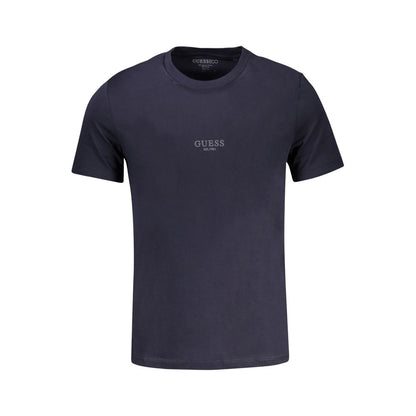 Guess Jeans Blu Cotton Men T-Shirt