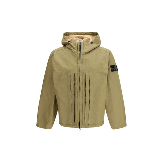 Stone Island Bicolor Cotton Coat