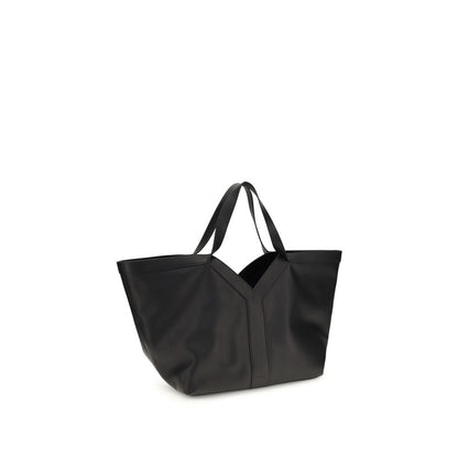 Saint Laurent Black Calf Leather Bos Taurus Shoulder Bag