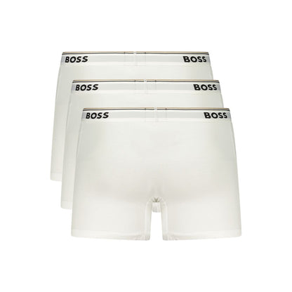 Hugo Boss White Cotton Men's Brief
