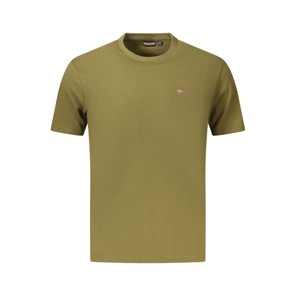 Napapijri Green Cotton T-Shirt