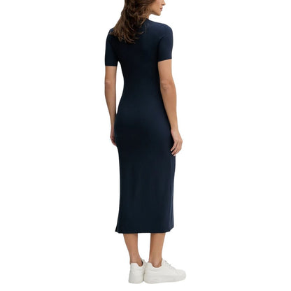 Calvin Klein Jeans Blue Modal Long Dress