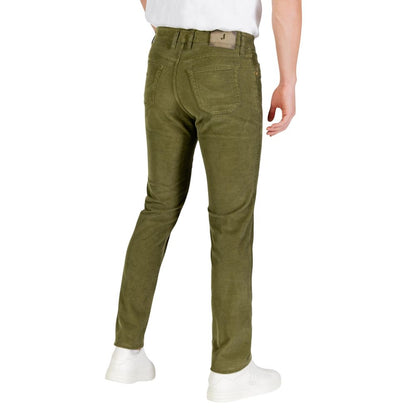 Jeckerson Green Cotton Skinny Jeans