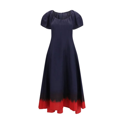 Tory Burch Blue Viscose Casual Dress