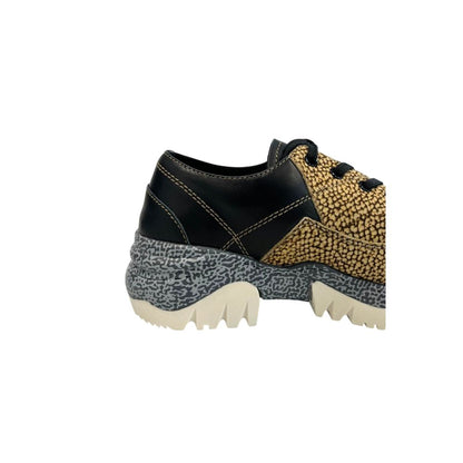 Borbonese Beige Genuine Leather Sneaker