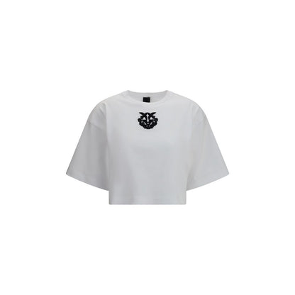 PINKO White Cotton T-Shirt