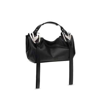 Diesel Black Calf Leather Bos Taurus Shoulder Bag