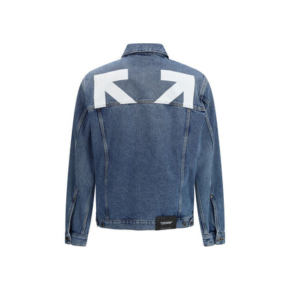Off-White Blue Cotton Denim Jacket
