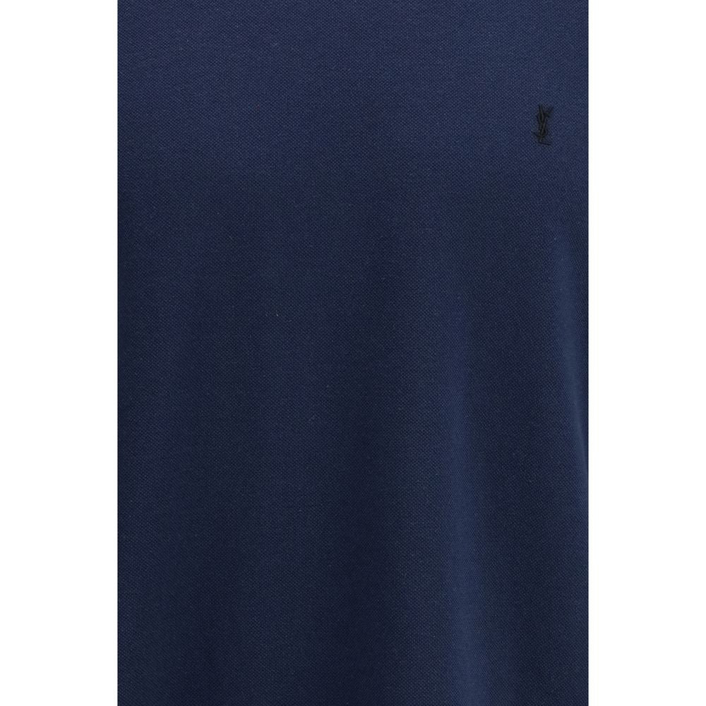 Saint Laurent Blue Cotton T-Shirt