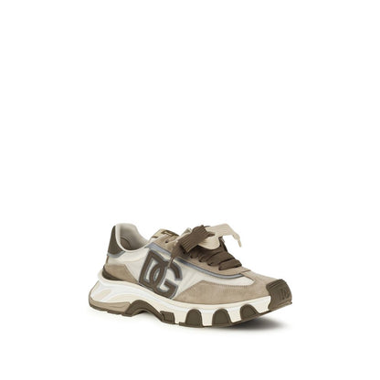 Dolce & Gabbana Multicolor Calf Leather Bos Taurus Athletic Sneakers