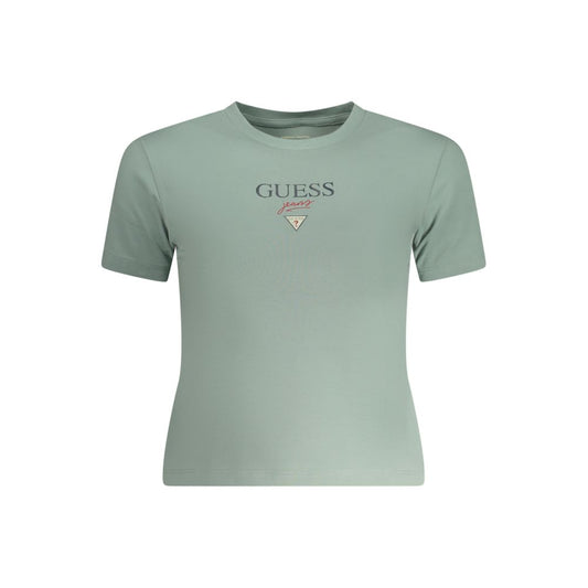 Guess Jeans Verde Cotton Women T-Shirt