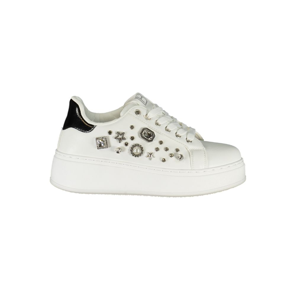 Laura Biagiotti White Polyurethane Women Sneaker