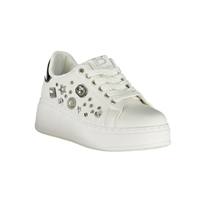 Laura Biagiotti White Polyurethane Women Sneaker