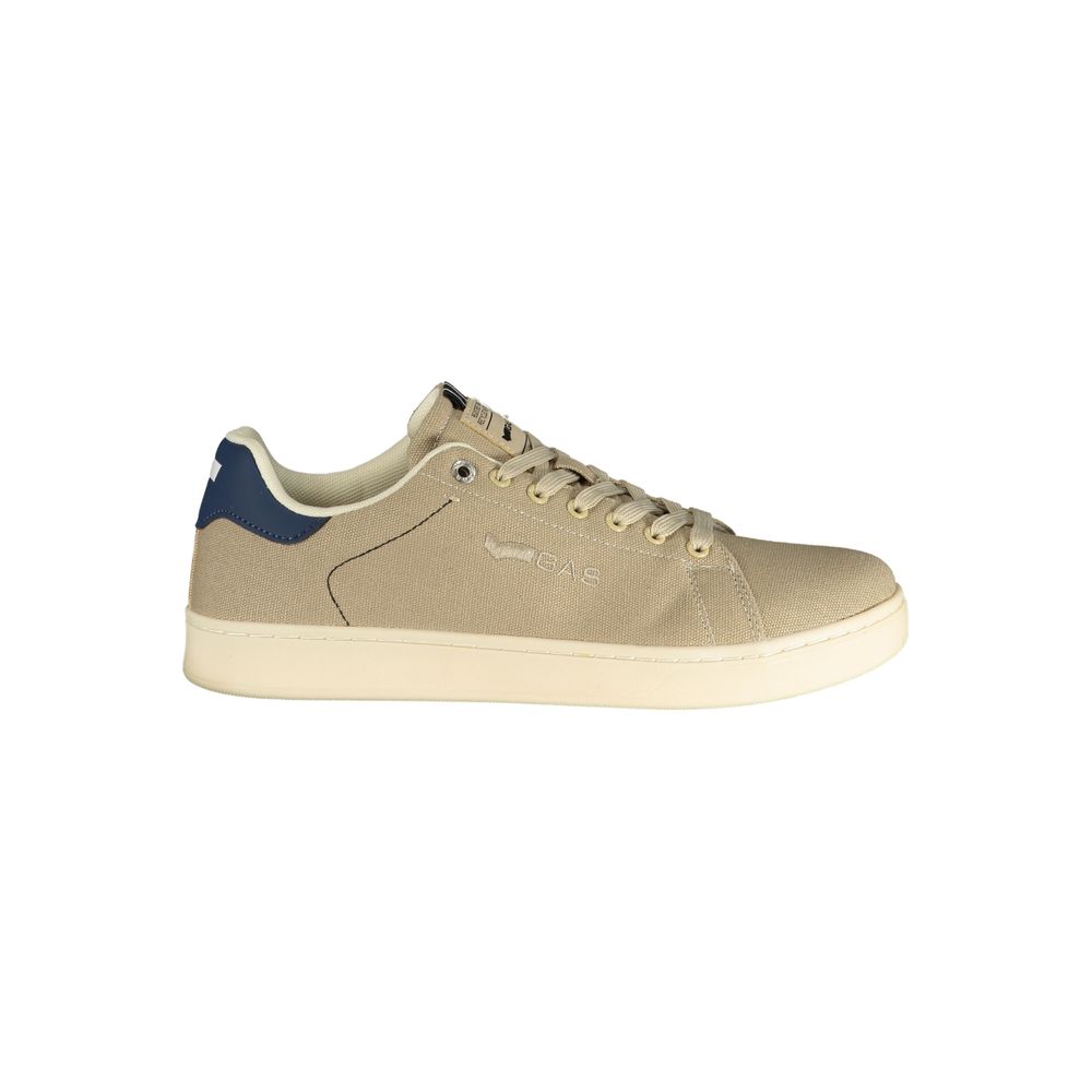 Gas Beige Polyester Athletic Sneakers