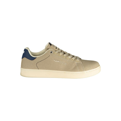 Gas Beige Polyester Athletic Sneakers
