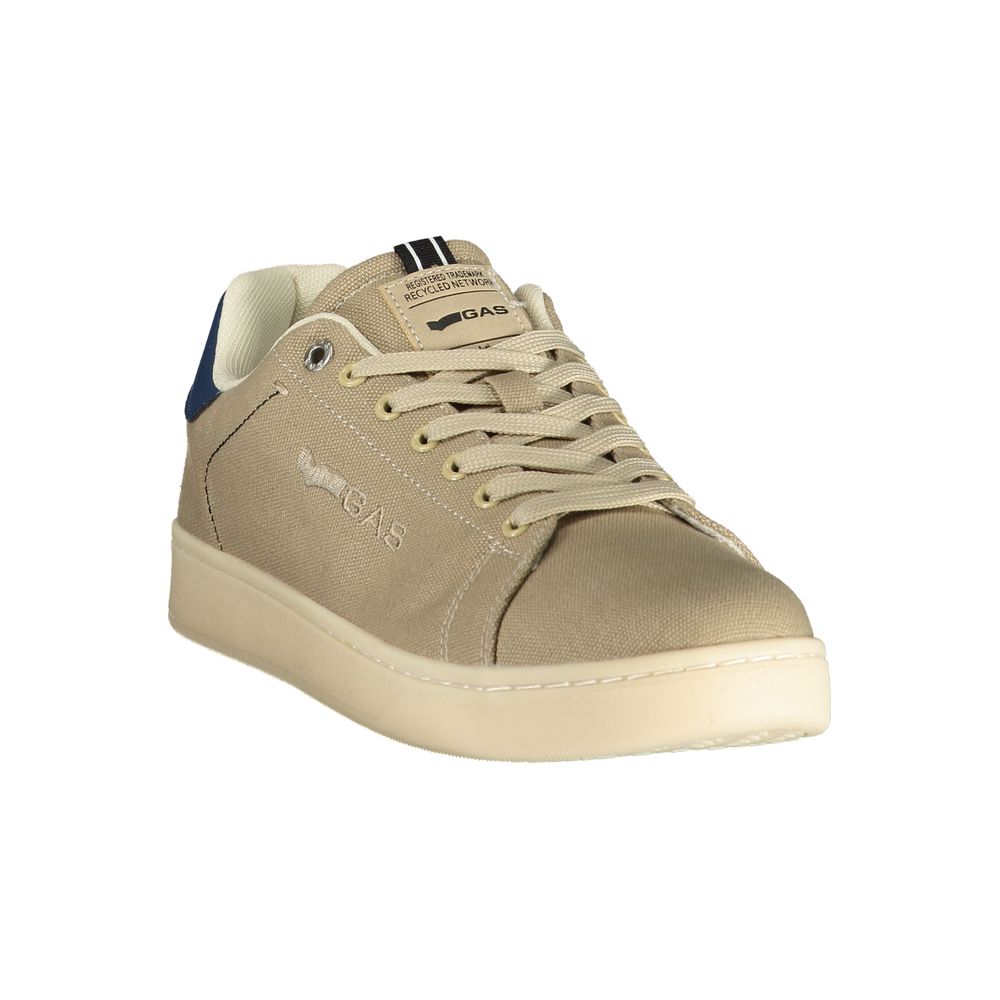 Gas Beige Polyester Athletic Sneakers