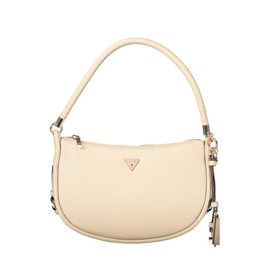 Guess Jeans Beige Polyethylene Handbag