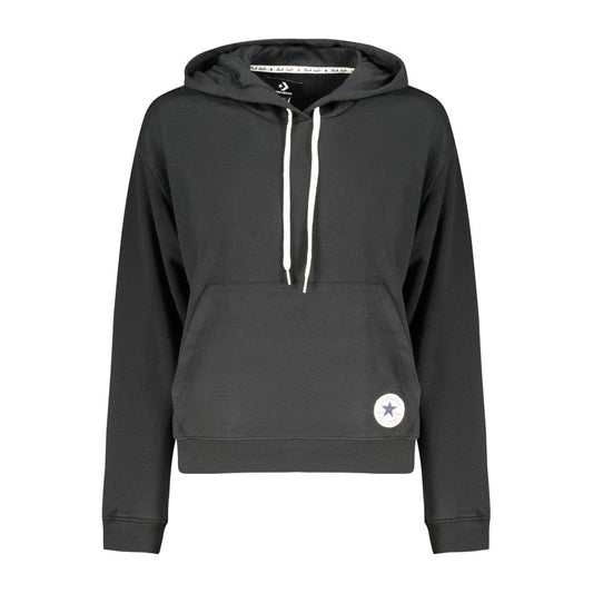 Converse Black Cotton Women's Sweatshirt