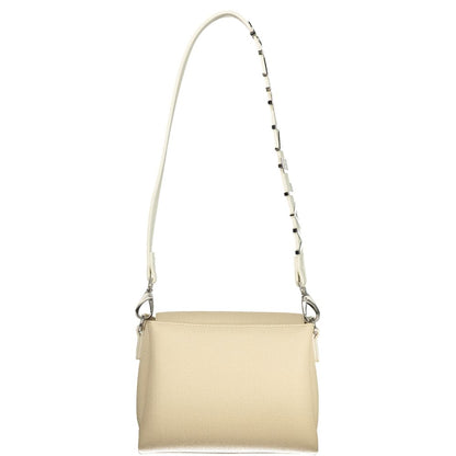 Mario Valentino Beige Polyurethane Women Bag