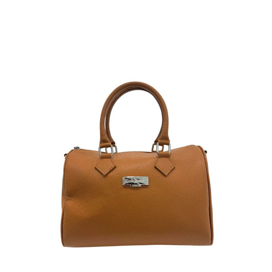 Baldinini Trend Brown Cowhide Shoulder Bag