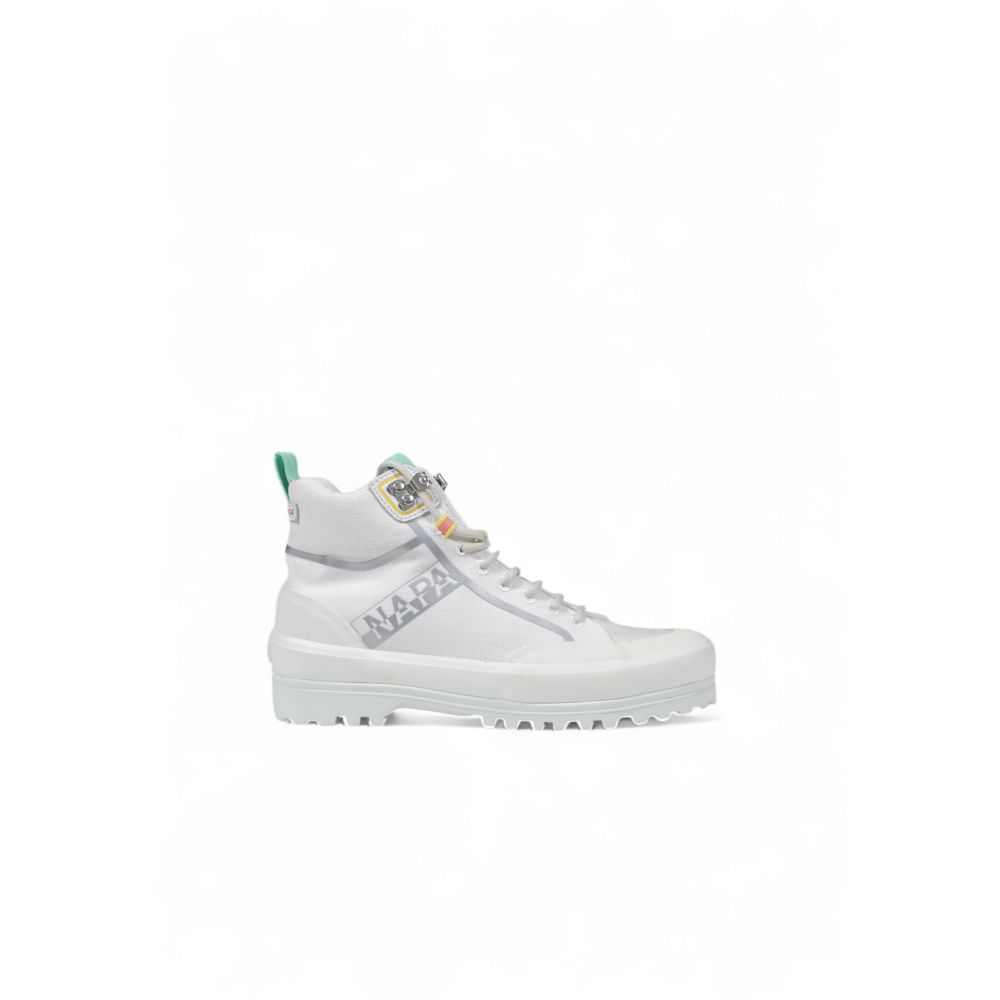 Superga White Fabric Chunky Sneakers