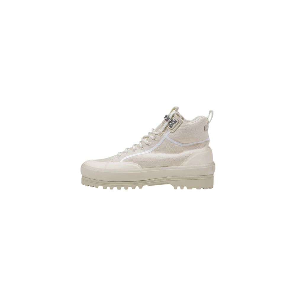 Superga Beige Fabric Sneakers