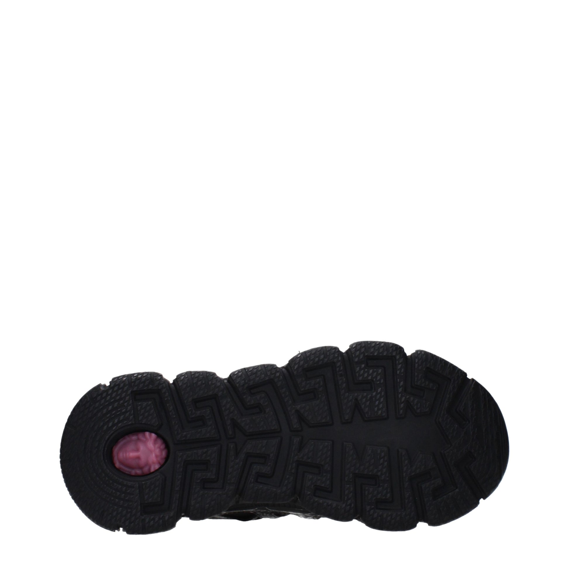 Versace Black Fabric Athletic Sneakers