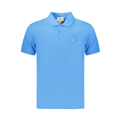 Calvin Klein Azzurro Cotton Men's Polo