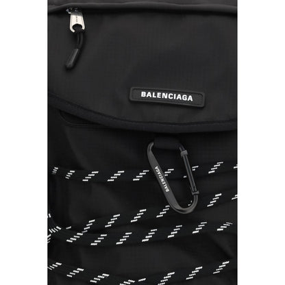 Balenciaga Black Nylon Shoulder Bag