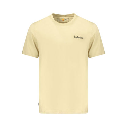 Timberland Beige Cotton Men's T-Shirt