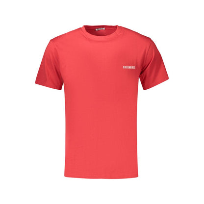 Bikkembergs Rosso Cotton Men's T-Shirt